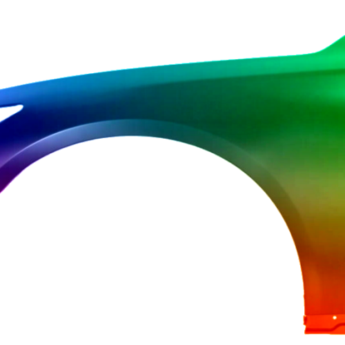 Parafango anteriore sinistro per Infiniti Q50 Dal 2013 verniciato nel colore desiderato
