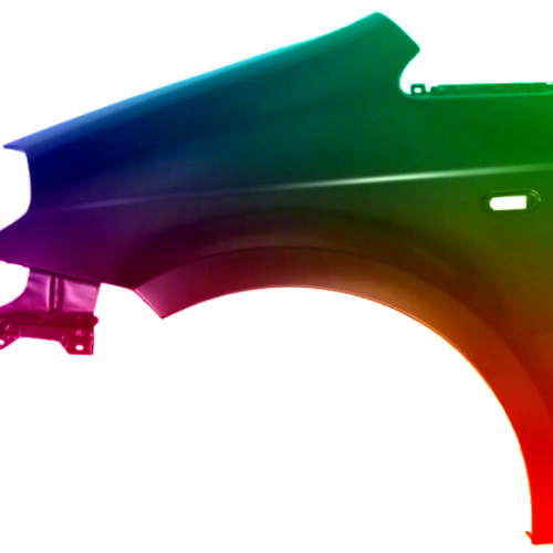 Parafango anteriore sinistro per Lancia Musa (350) 2007-2012 verniciato nel colore desiderato