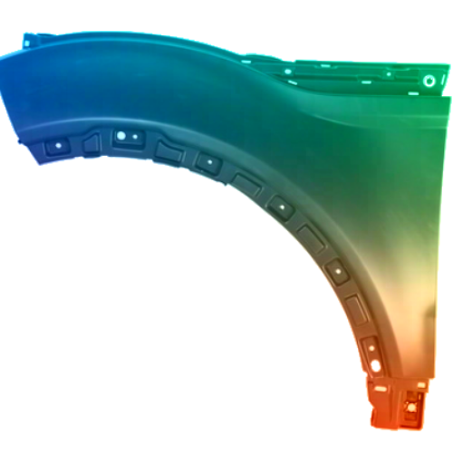 Parafango anteriore sinistro per Land Rover Range Rover Evoque 2011-2015 verniciato nel colore desiderato