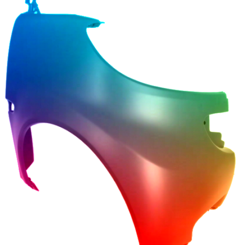 Parafango destro per Smart Fortwo (W451) 2007-2014 verniciato nel colore desiderato