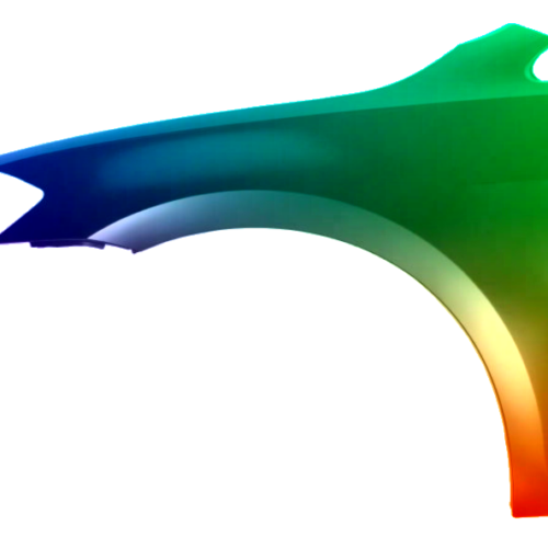 Parafango anteriore sinistro per VW Golf VII Dal 2017 verniciato nel colore desiderato